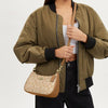 Coac_h Teri Shoulder Bag In Signature Canvas Dual Belts With OG Box 444