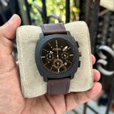 Fossi_l Japan Leather Belt Watch