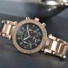 MK Parker Black Dial Rose Gold
